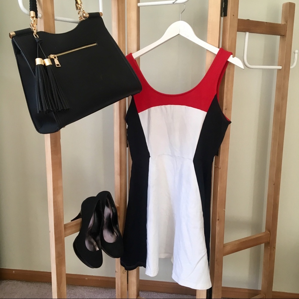 Express Color Blocked Dress